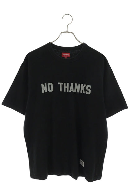 SUPREME 21AW No Thanks S S Top Black Size M
