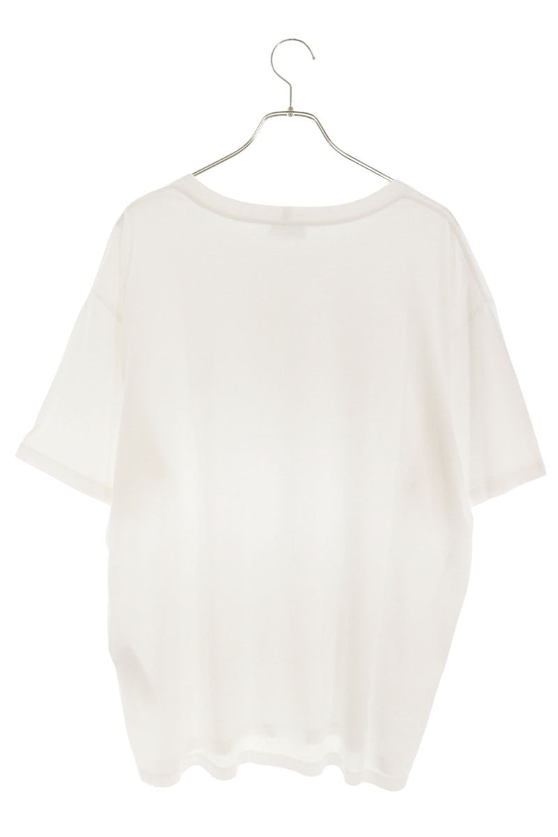 CELINE Logo Print Crewneck T-Shirt White Size XL