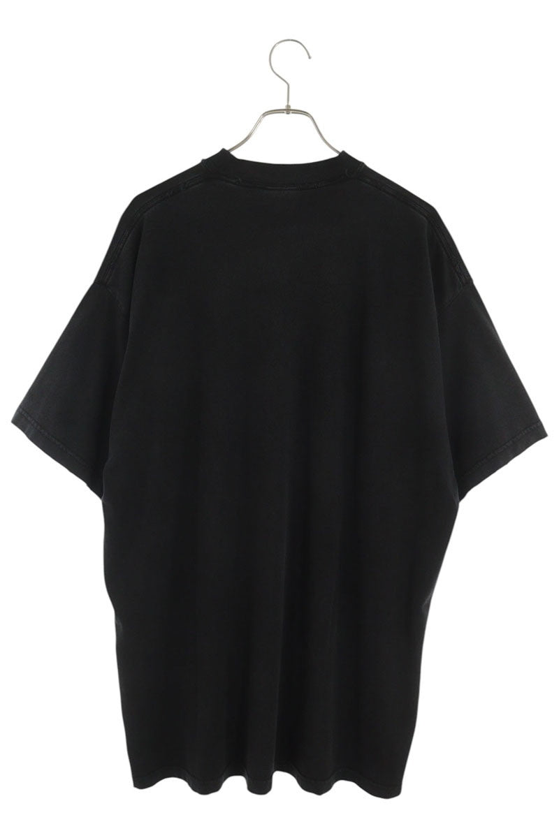 BALENCIAGA Be Different Embroidered T-shirt Black Size XS