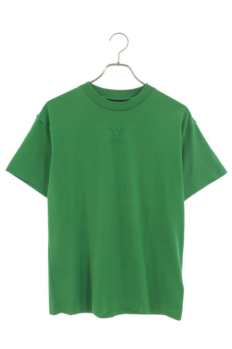 LOUISVUITTON LV Debossed T-shirt Green Size XS