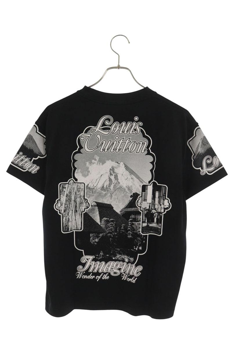 LOUISVUITTON Holy Mountain T-shirt Black Size XS