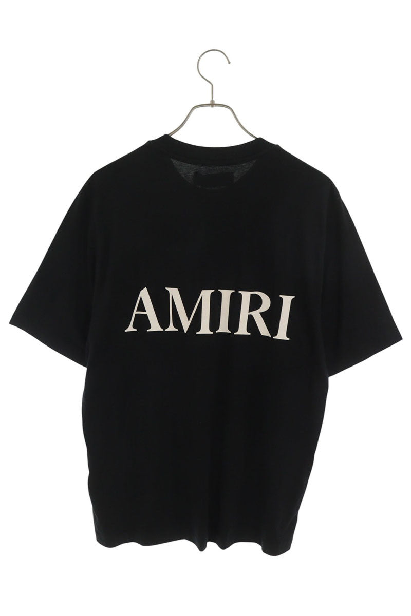 AMIRI MA Logo Print Cotton T-Shirt Black Size M