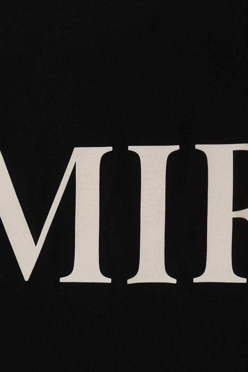AMIRI MA Logo Print Cotton T-Shirt Black Size M