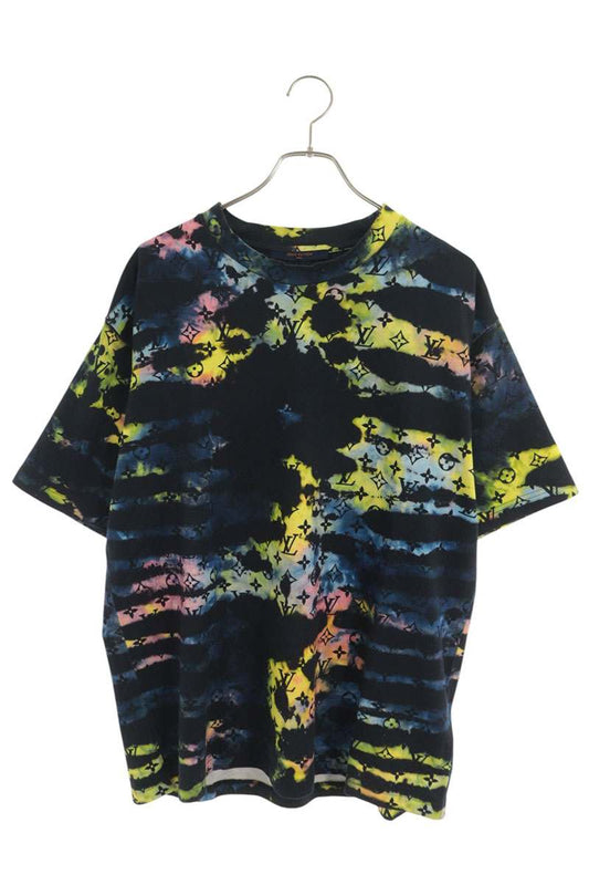 LOUISVUITTON Tie-Dye Logo All-Over Print Tee Multi Size L