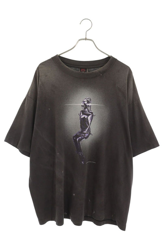 SAINT MICHAEL Vintage Robot Print T-Shirt Size XL