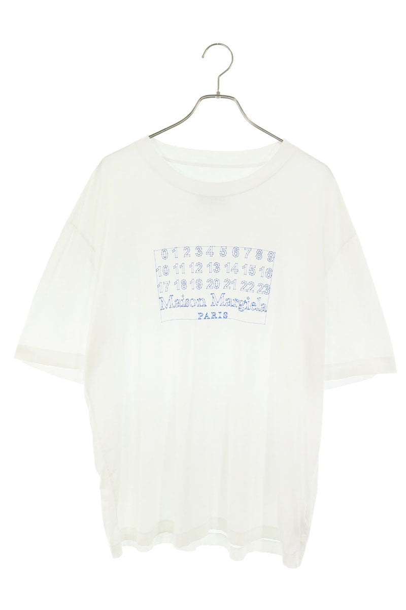 Maison Margiela White Numerical Logo T-Shirt Size 44