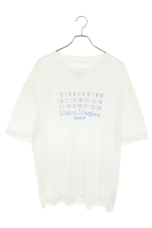 Maison Margiela White Numerical Logo T-Shirt Size 44