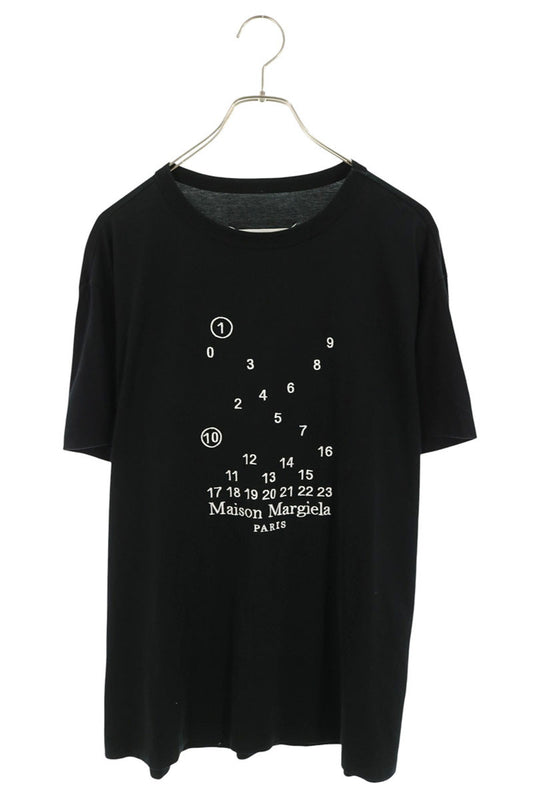 Maison Margiela Logo Embroidered T-Shirt Black Size L