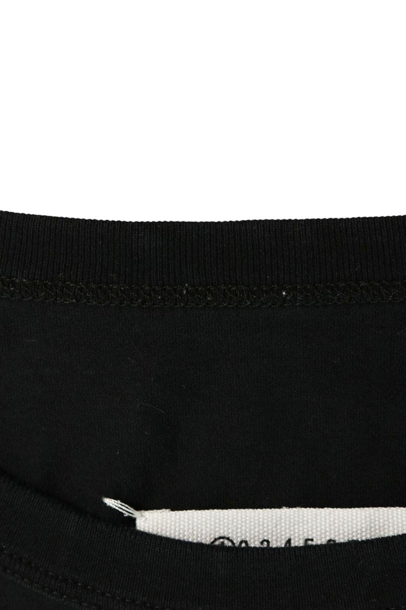 Maison Margiela Logo Embroidered T-Shirt Black Size L