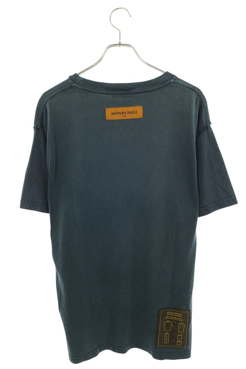 LOUISVUITTON Inside Out Tee Gray Cotton Size M