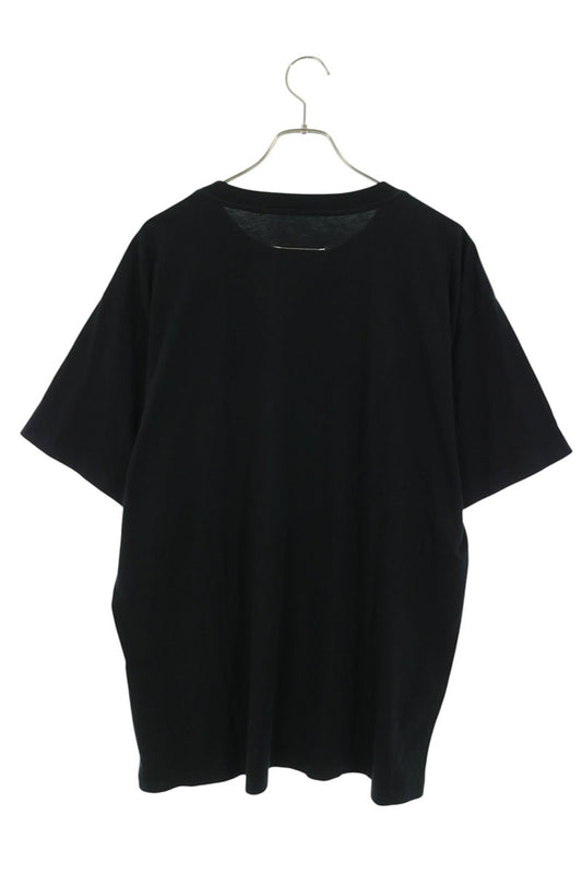 MM6 S24312 Cotton Logo Patch T-Shirt Black Size L