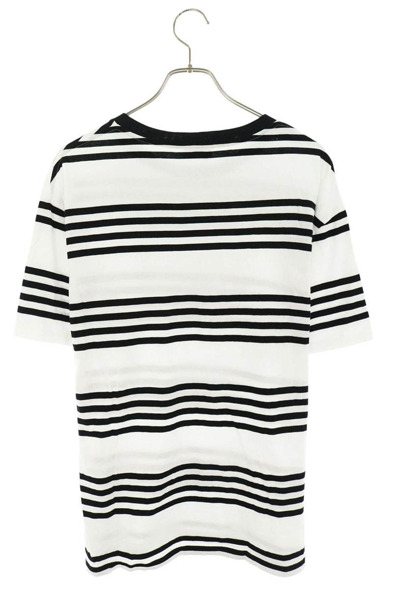 CELINE Loose Stripe Cotton T-Shirt Multi Size S