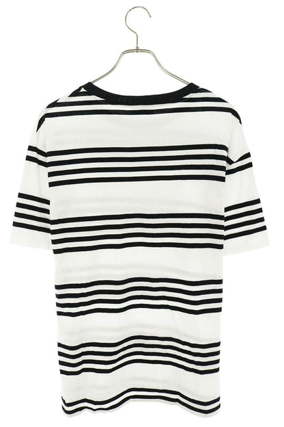 CELINE Loose Stripe Cotton T-Shirt Multi Size S