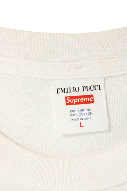 SUPREME 21SS White/Blue Pucci Box Logo Tee Size L