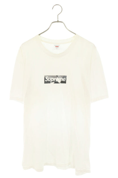 SUPREME 21SS White/Gray Pucci Box Logo Tee Size L