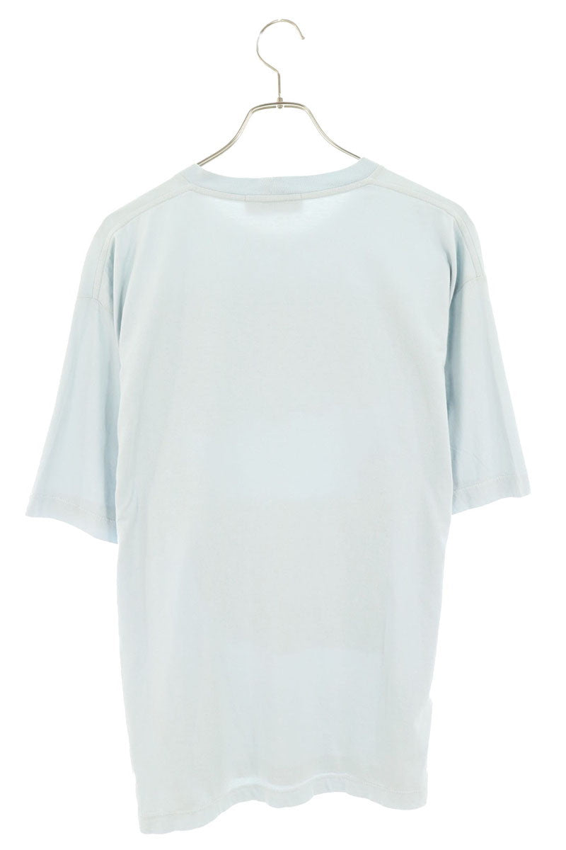 STONEISLAND 24SS Logo Print T-Shirt Light Blue Size L