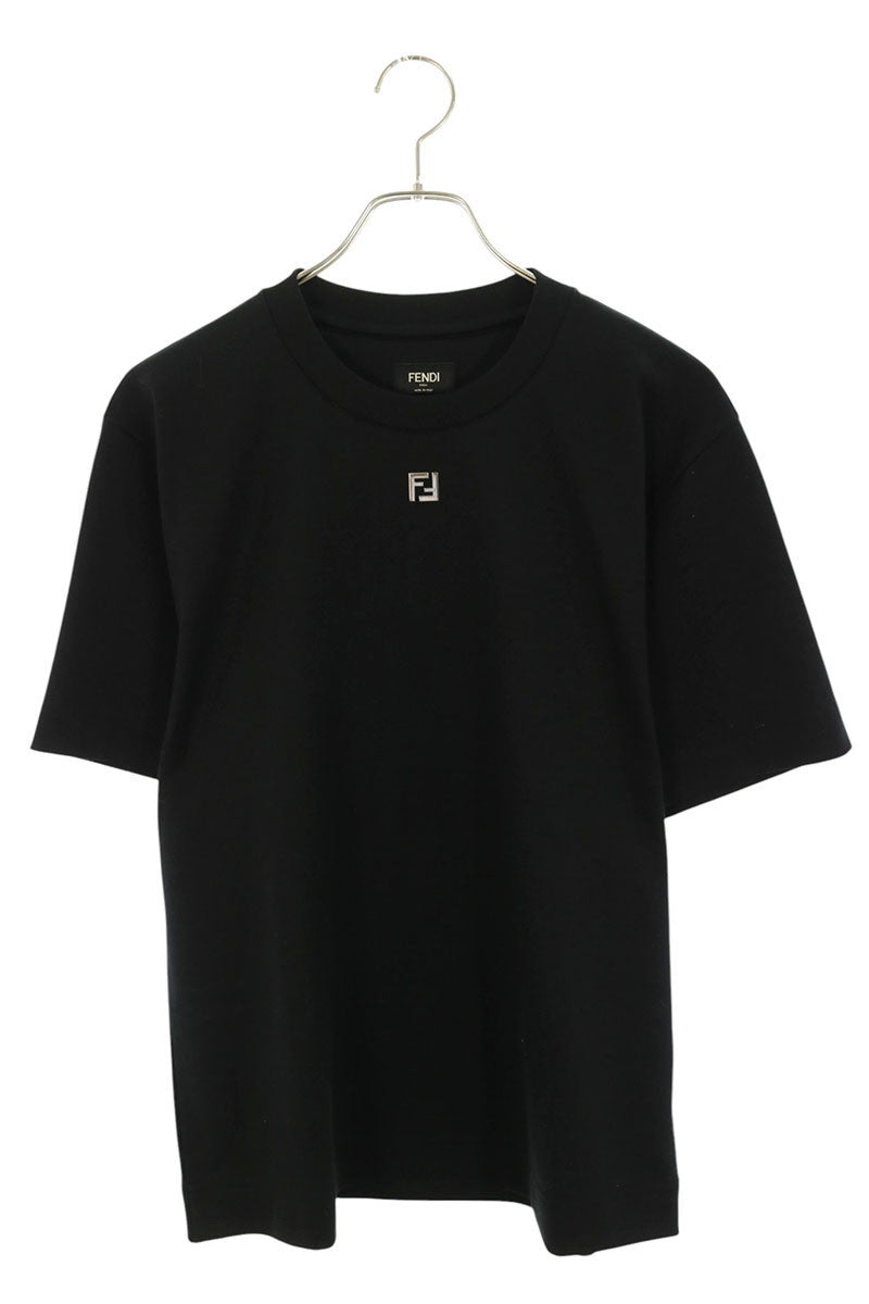 FENDI FF Logo T-Shirt Black Size XS