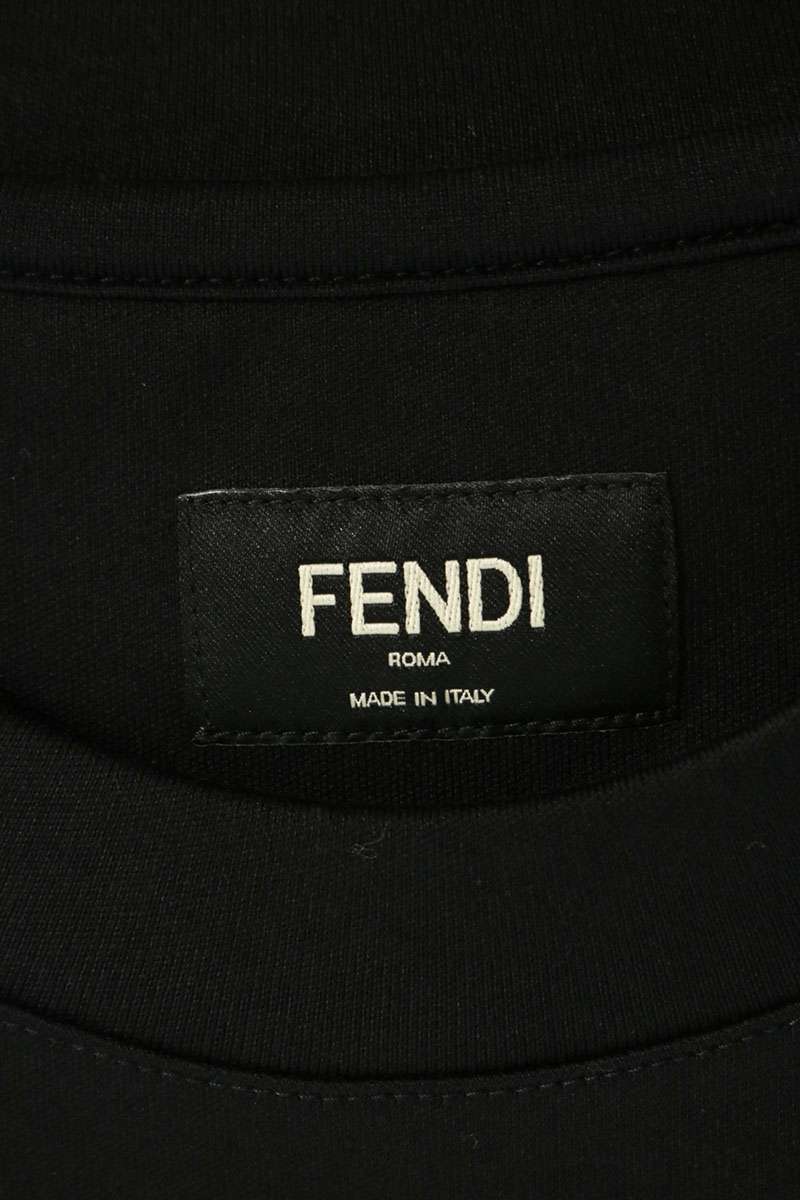 FENDI FF Logo T-Shirt Black Size XS