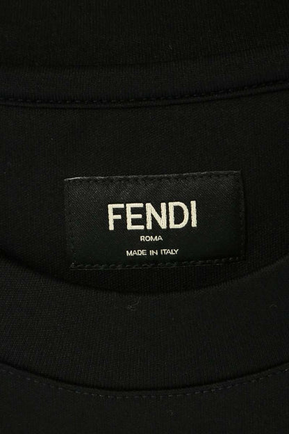FENDI FF Logo T-Shirt Black Size XS