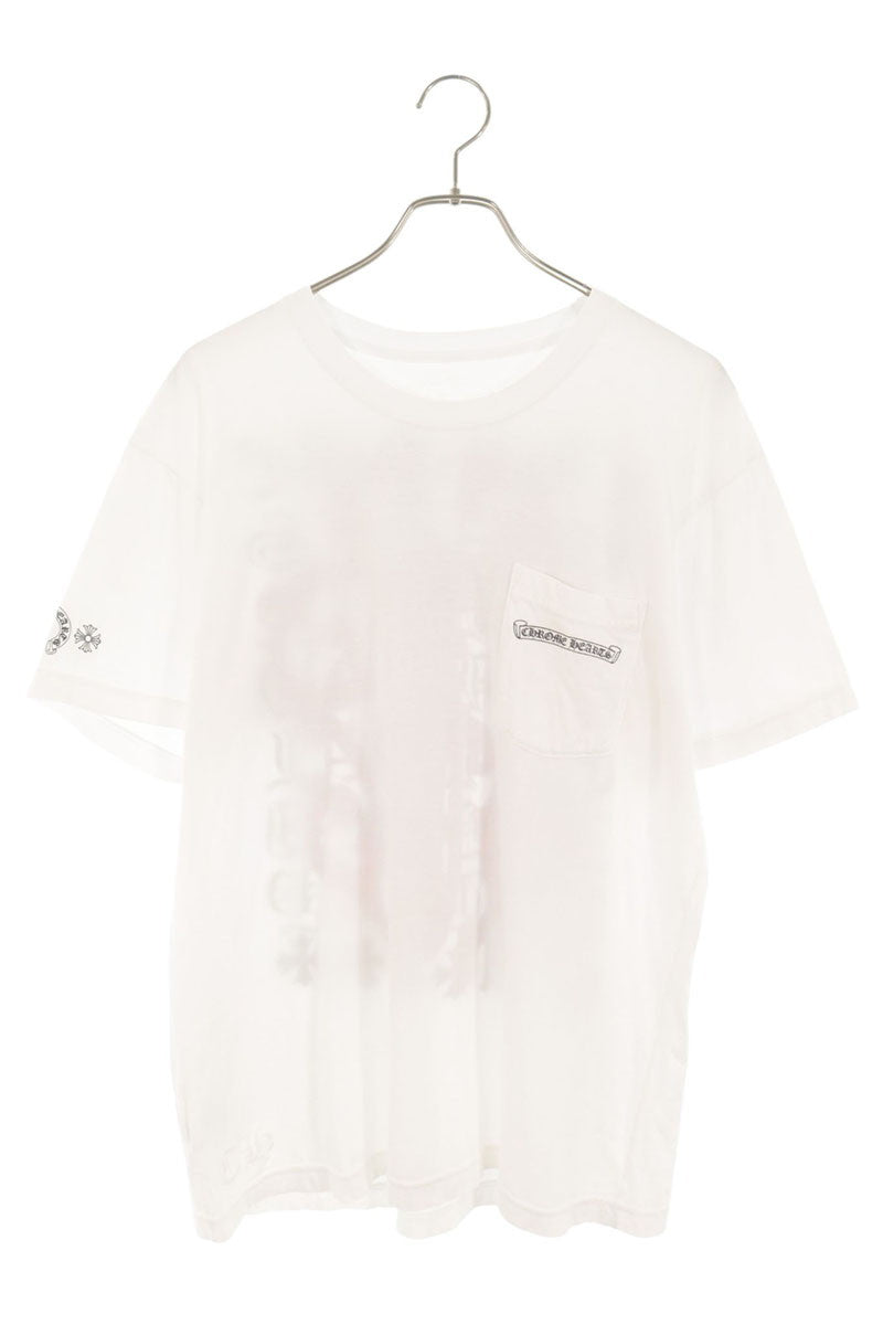 Chrome Hearts Dagger Eye Chart Back Print T-Shirt Size L