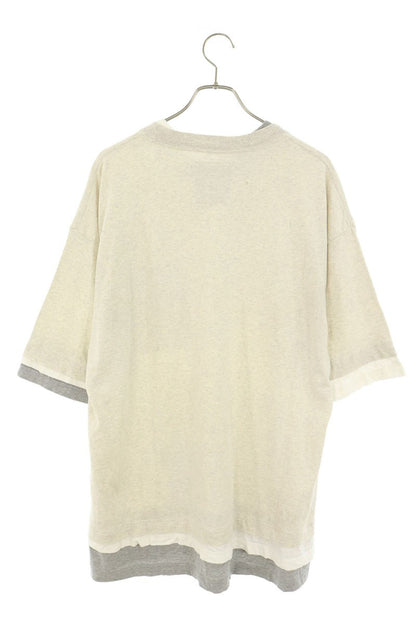 MIHARAYASUHIRO Gray Distressed Triple Layered Tee Size 46
