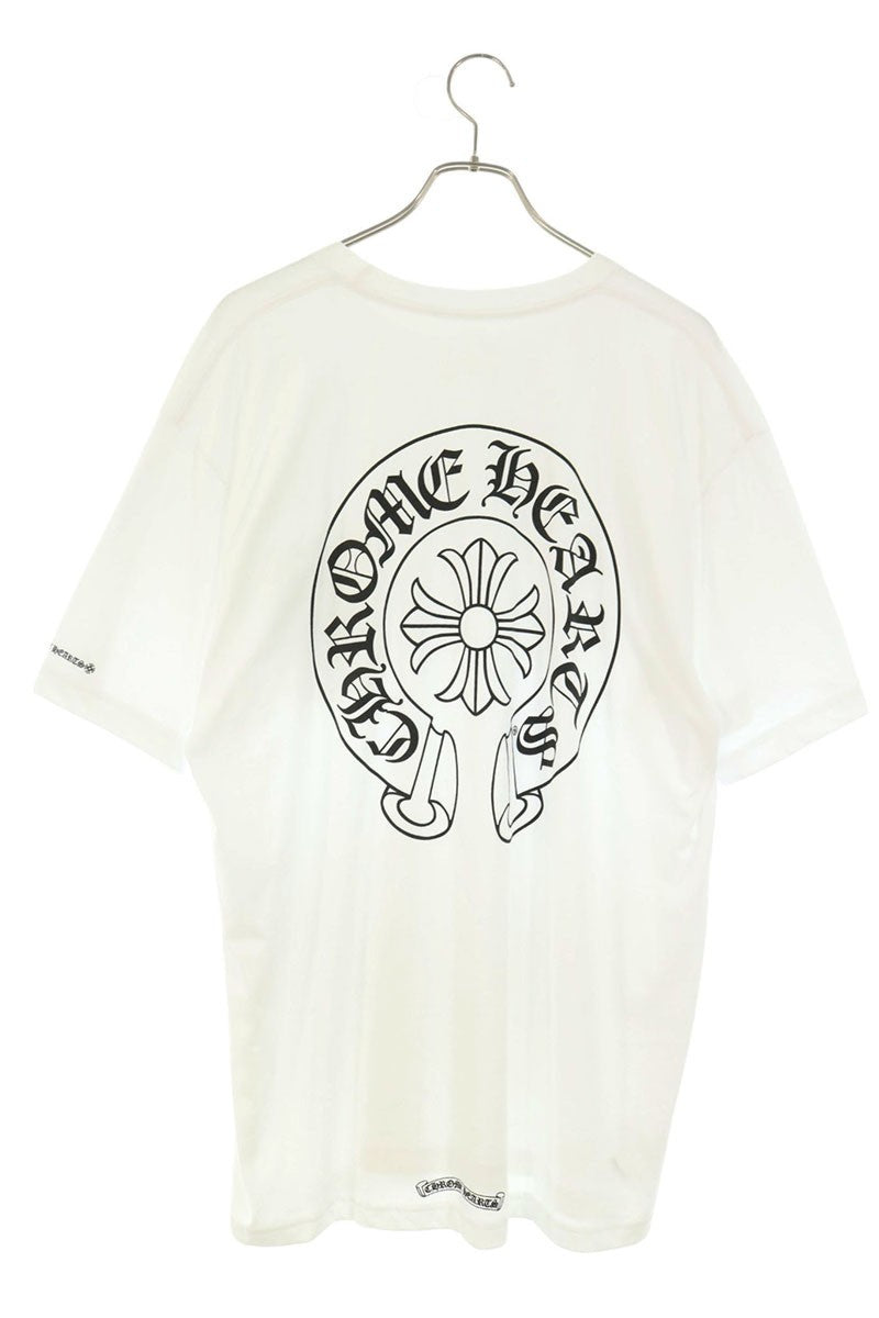 Chrome Hearts White/Black Back Horseshoe Print Size XL