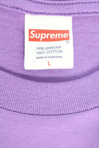 SUPREME 26SS Aretha Tee Photo Print Cotton Purple Size L