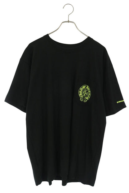 Chrome Hearts Horseshoe Tee Black/Yellow Cotton Size XL