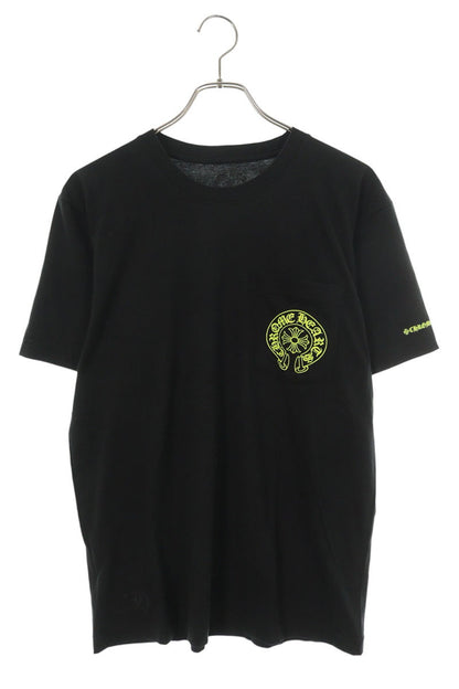 Chrome Hearts Horseshoe Tee Black/Yellow Cotton Size M