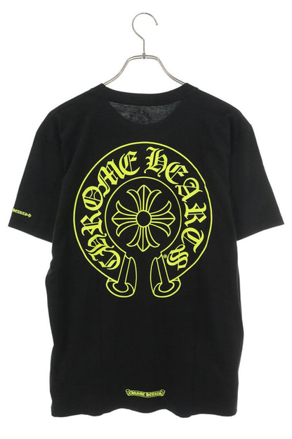 Chrome Hearts Horseshoe Tee Black/Yellow Cotton Size M