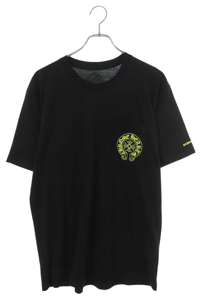 Chrome Hearts Horseshoe Tee Black/Yellow Cotton Size L