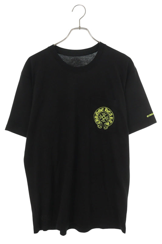 Chrome Hearts Horseshoe Tee Black/Yellow Cotton Size L