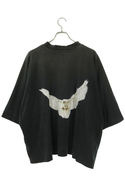 GAP x Balenciaga Logo Print Sweat Tee Gray Size M