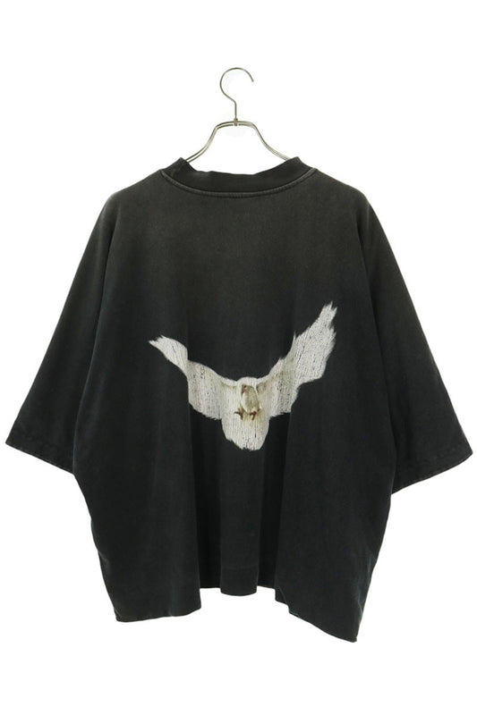 GAP x Balenciaga Logo Print Sweat Tee Gray Size M