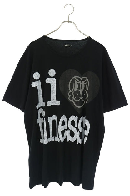 CHITO Finesse Cracked Print T-Shirt Black Size XXL