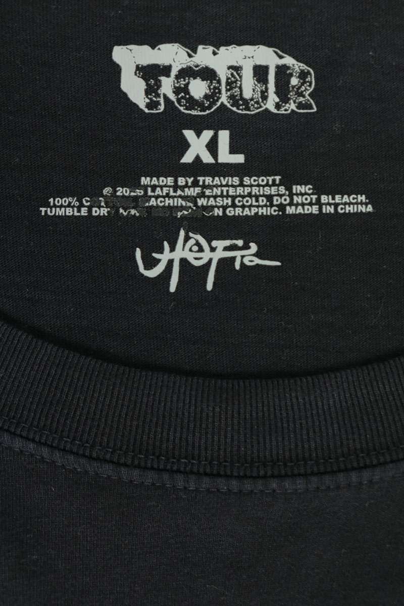 Travis Scott Circus Maximus Tour 2025 T-Shirt Black Size XL