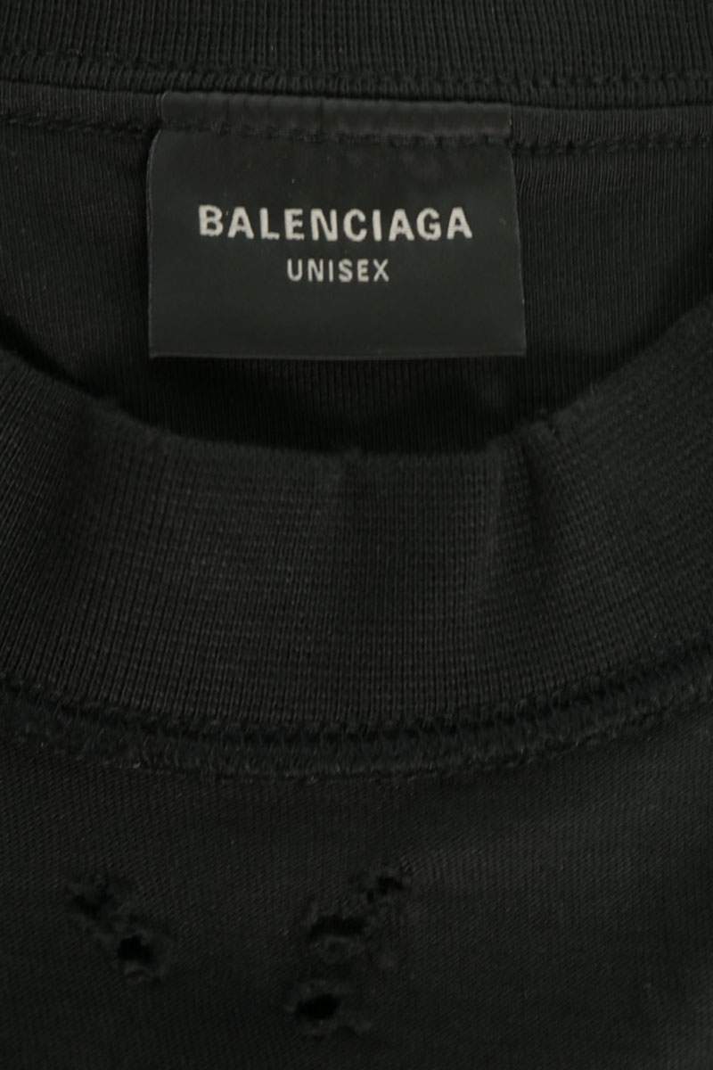 BALENCIAGA Antwerp Inside Out T-Shirt Black Size 1