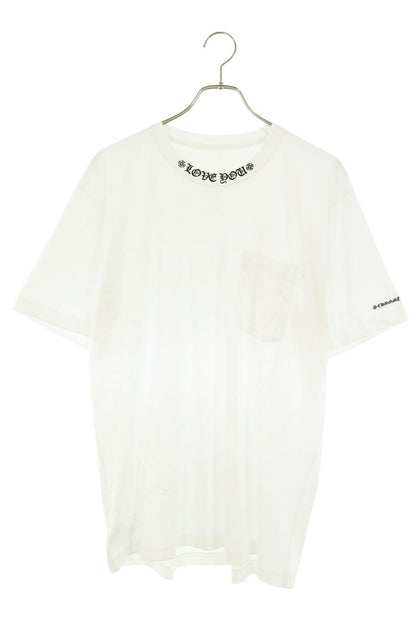 Chrome Hearts CH T-SHRT LOVE YOU Neck Print White Size L