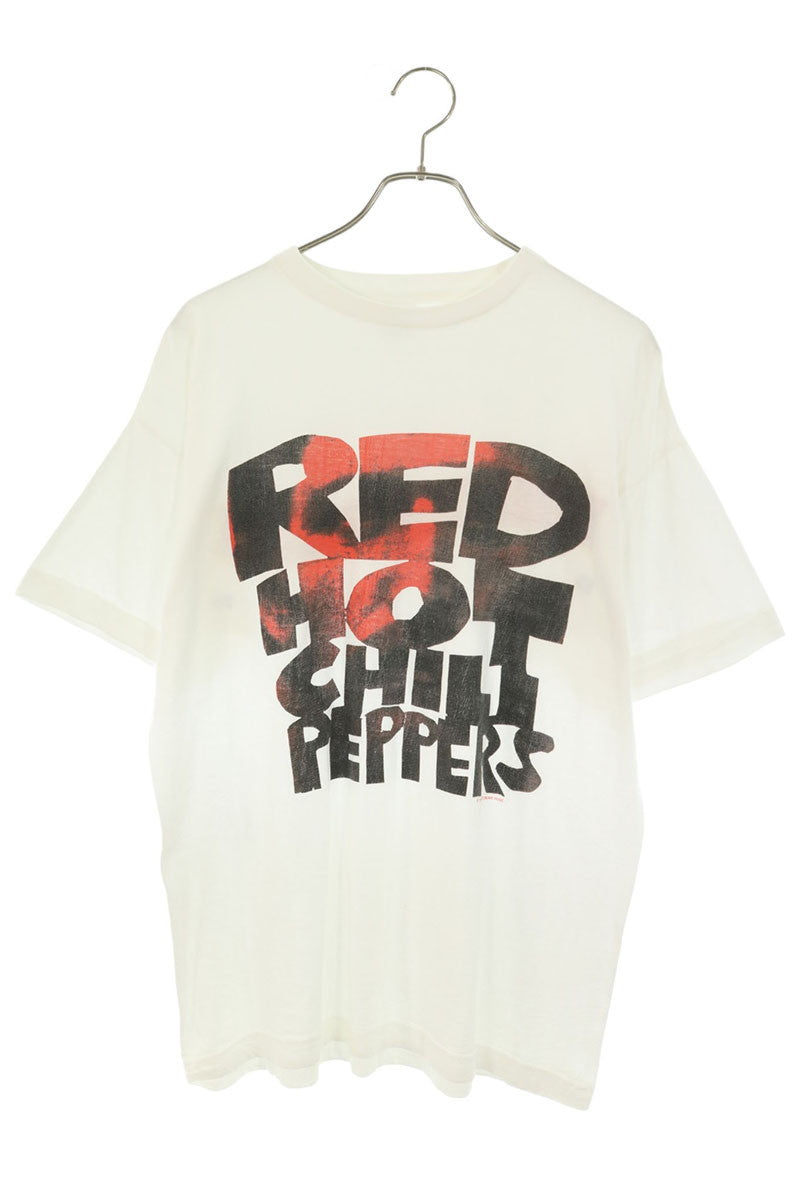 VINTAGE RED HOT CHILI PEPPERS Hamburg Tee White Size L