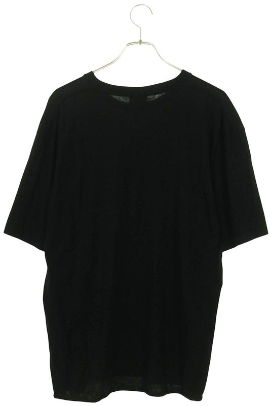 SAINT LAURENT PARIS Print Cotton T-Shirt Black Size M