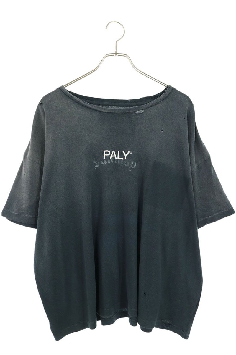 Paly Hollywood 26SS CORE LOGO TEE Distressed Black Size L