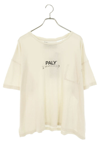 Paly Hollywood 26SS CORE LOGO TEE Distressed White Size L