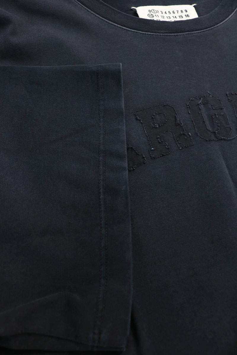 Maison Margiela 24SS Logo Patch T-Shirt Black Size L