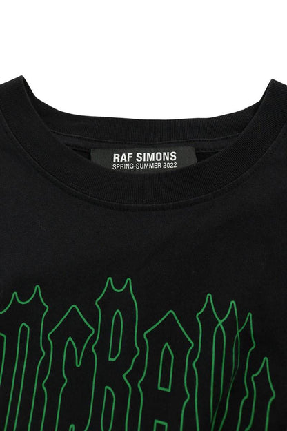 RAF SIMONS Logo Print Cotton T-Shirt Multi Size L