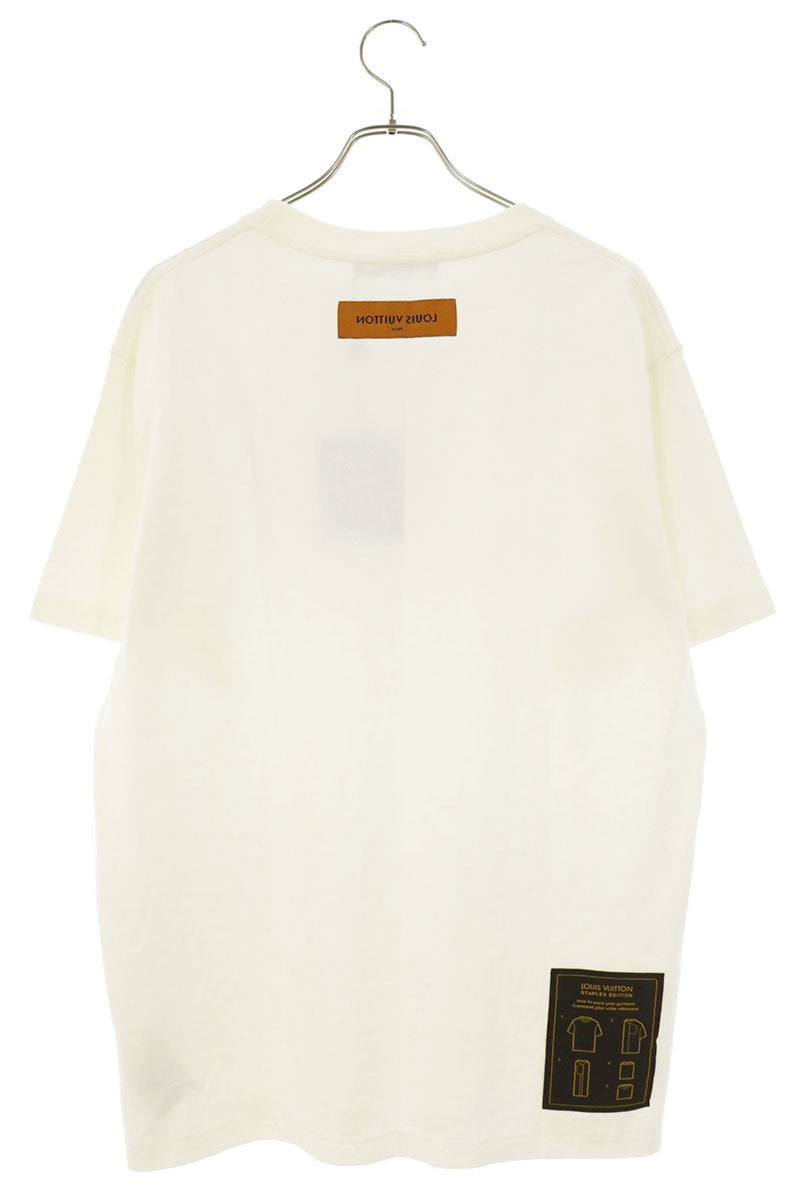 LOUISVUITTON Inside Out Cotton T-Shirt White Size L