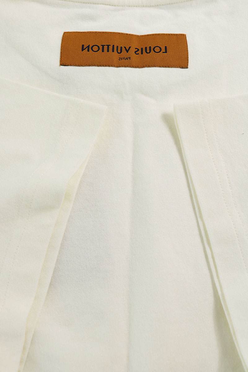 LOUISVUITTON Inside Out Cotton T-Shirt White Size L