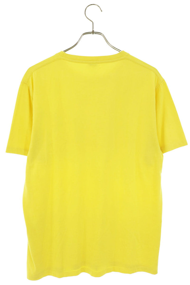 LOEWE Anagram Embroidered Print T-Shirt Yellow Size L