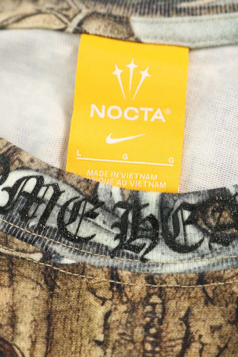 Chrome Hearts x NOCTA Nike Drake T-Shirt Brown Size L