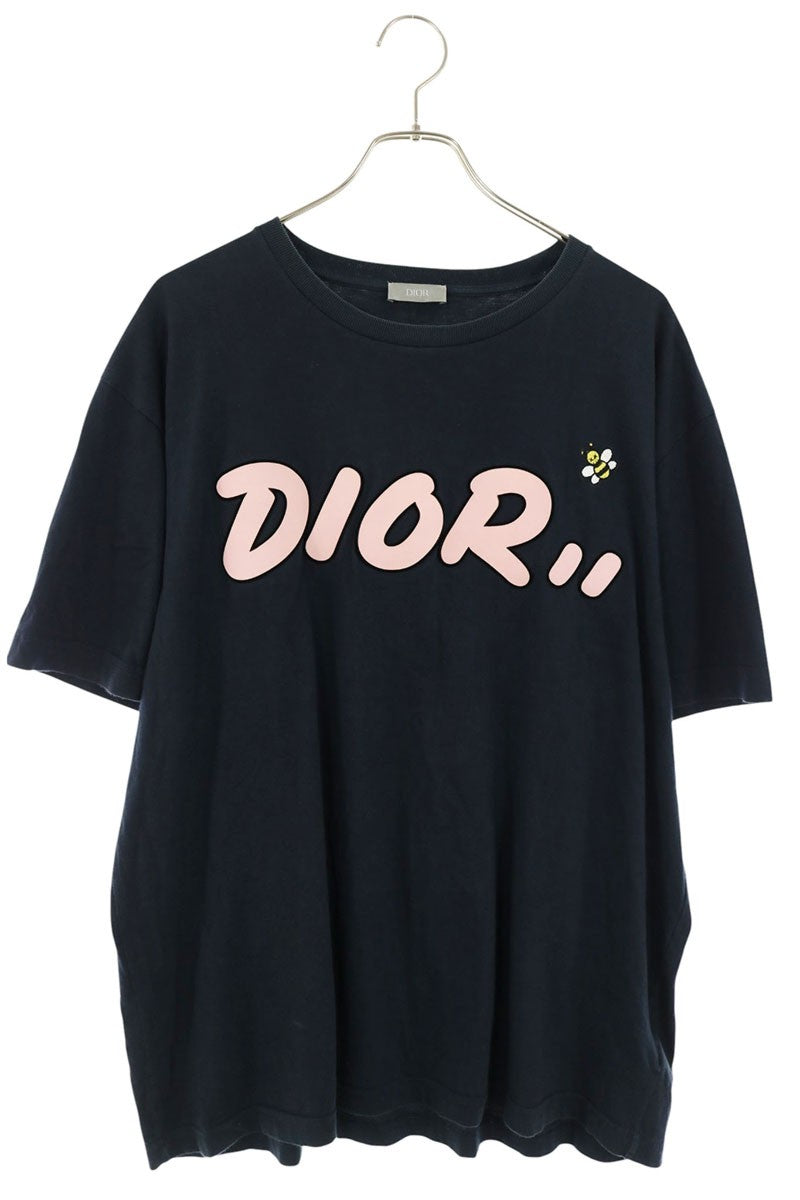 DIOR KAWS Patch T-Shirt Navy Size XXL