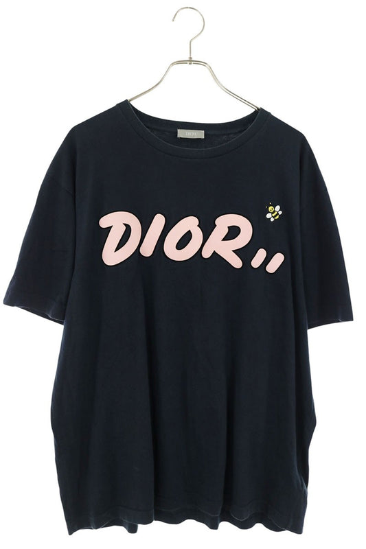 DIOR KAWS Patch T-Shirt Navy Size XXL